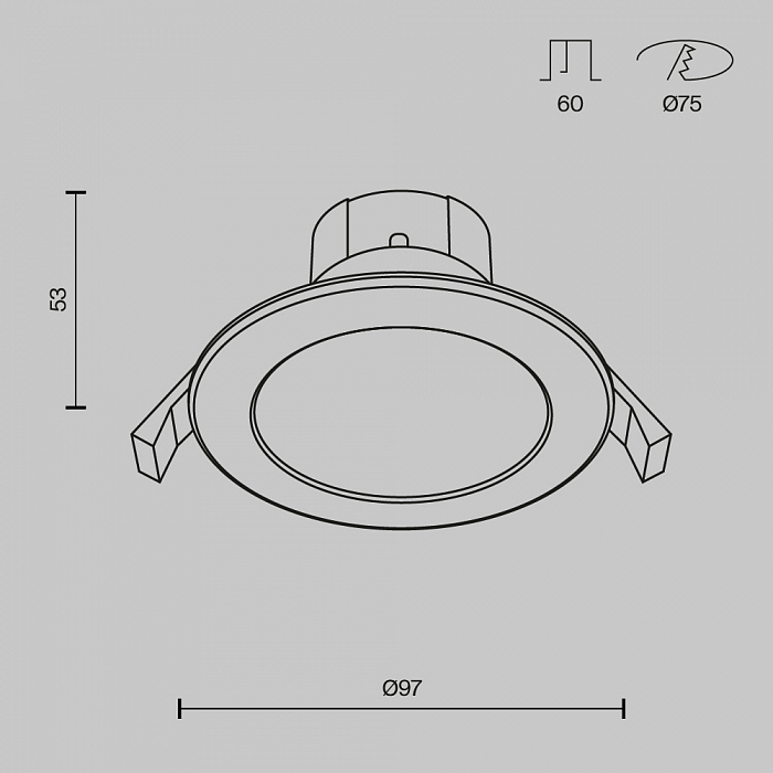 Светильник Technical DL015-6-L7W
