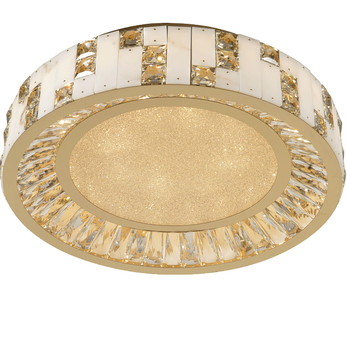 Люстра NewRgy 2896E/96W GOLD+CLEAR